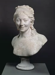 Madame Houdon, a művész feleségének portrémellszobra, 1786
