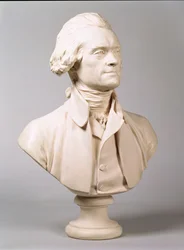 Thomas Jefferson (1743-1826) 1789 (gipsz)