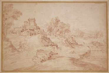 Táj kastéllyal, 1716-18