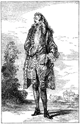 Férfi francia kosztümben, 1885.