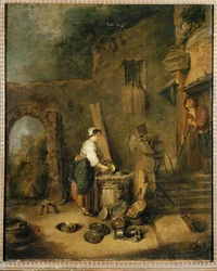 The cook (festmény vászonra)