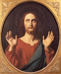 Krisztus, Jean Auguste Dominique Ingres (1780-1867), olaj, vászon, 80x66 cm.