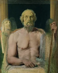 Homérosz, Homérosz apoteózisának tanulmánya, 1826-27