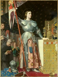 Jeanne d’Arc (1412 - 1431) portréja VII. Károly koronázásán (1429)