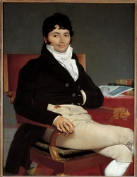 Philibert Riviere (1766-1816) portréja az 1815-ös királyi tanács kérelmezőjének Jean Auguste Dominique Ingres (1780-1867) festménye 1804 V. 1,16 x 0,89 m