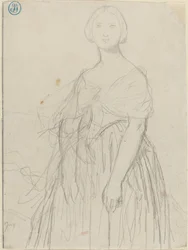 Madame Moitessier vázlata
