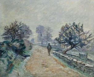 Crozard Road, Kis köd és fagy; Route de Crozard, Kis köd és fehér zselé, 1910