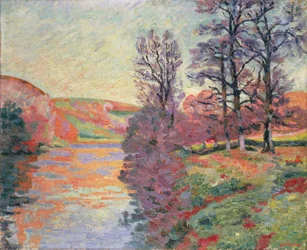 Táj a Creuse folyótól, 1912 körül