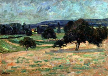 Táj az Ile de France-ban, 1895 körül (olaj, vászon)