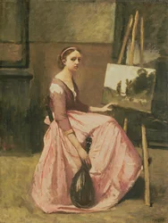 Corot stúdiója, 1860 körül