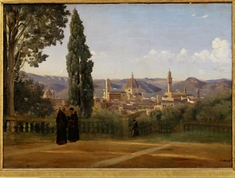 Firenze, kilátás a Boboli kertekből - Firenze, látva ...