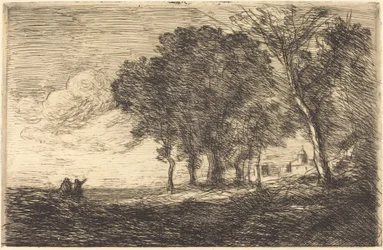 Olasz táj Olasz táj, c. 1865.