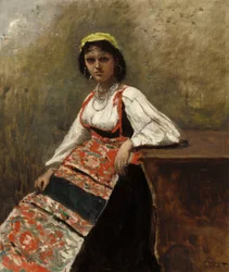 La Morieri olasz nő, c. 1872.