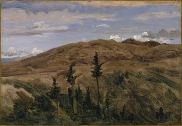 Hegyek Auvergne-ben, 1841-42 (olaj, papír, vászonra festve)