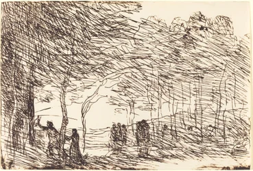 Orpheus vezető Eurydice Orphe magával ragadó Eurydice, 1860.
