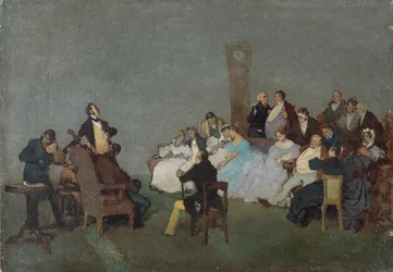 A hangverseny, 1830-40 körül (olaj, vászon)