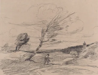 A széllökés Le Coup de Vent, 1871.