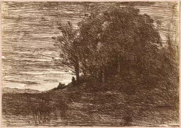 A Remete erdő, vagy a Trasimene-tó partja