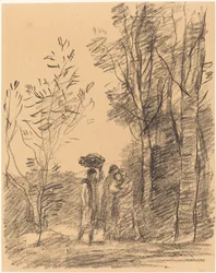 Találkozás az erdőben La Rencontre du bosquet, 1871.