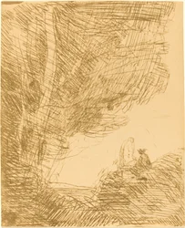A költő és múzsája Le Poete et la muse, 1871.
