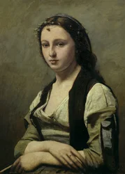 The Woman with the Pearl, 1842 körül (olaj, vászon)