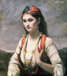 Az albanói fiatal nő, 1872