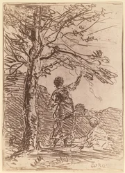 Fiatal nő és a halál La Jeune Fille et la Mort, 1854.
