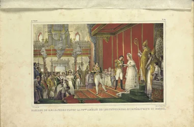 Leuchtenbergi Amélie és I. Pedro brazil császár házassága, 1829