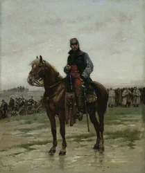 Egy lovas tiszt, 1877