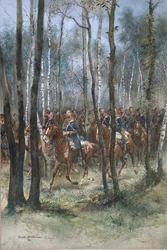 Lovas katonák, 1884