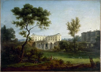 Beaumarchais háza és a Bastille, 1788 körül (olaj, vászon)