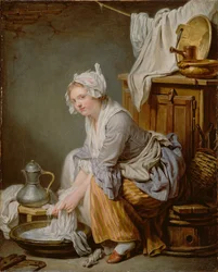 A La Blanchisseuse mosónő, 1761
