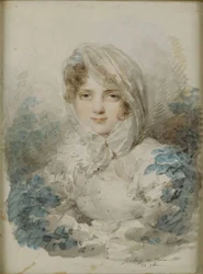 Ekaterina Pavlovna Bagration 1783-1857 portréja, szül. Skavronska