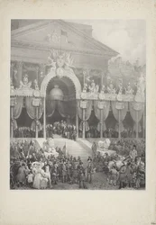 I. Lipót beiktatása a belgák királyává, 1831