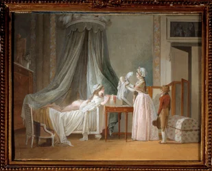 Jean Baptiste Mallet (1759-1835) új akvarell kalapja, 18. századi Párizs, Dekoratív művészetek