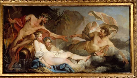 Ulysses a phaeciai szigeten. Jean Baptiste Pierre (1713-1789) festménye