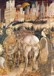 Conti herceg főhadiszállásának képe San Sebastian és Hondarribia között, 1719. június (a részletekért lásd: 429006)