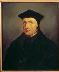 Guillaume Bude (Budee) (Budaeus) (1467-1540) francia humanista portréja. Jean Baptiste Mauzaisse (1784-1844)