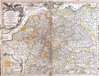 Németország térképe (1703) (metszet