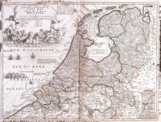 Hollandia térképe (metszet