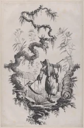 Chinoiserie dísznyomat, 1755.