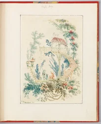 Ornamentális minta a "Nouvelle suite de cahiers arabesques chinois a l