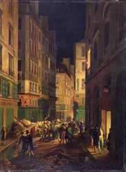 Louis-Philippe (1773-1810) megérkezése a Palais-Royalba, 1830. július 30-án, Horace Vernet 1836-os festménye után