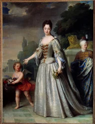 Savoie-i Marie Adelaide, a francia burgundi delfin hercegnő (1685-1712) portréja. Jean Baptiste Santerre (1651-1717) festménye
