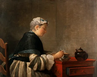 Teázó hölgy, 1735