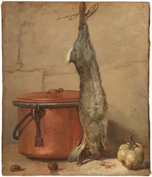 Nyúl és rézfazék, kb. 1739-40