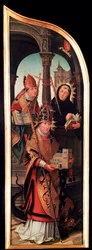 Angyali üdvözlet, Triptichon, oldaltábla, 1517.