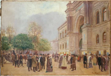 A szalonból való távozás, Palais de l