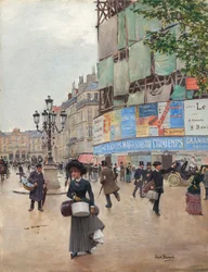 Párizs, rue du Havre, c. 1882.