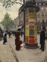 Párizsi kioszk. 1880-82